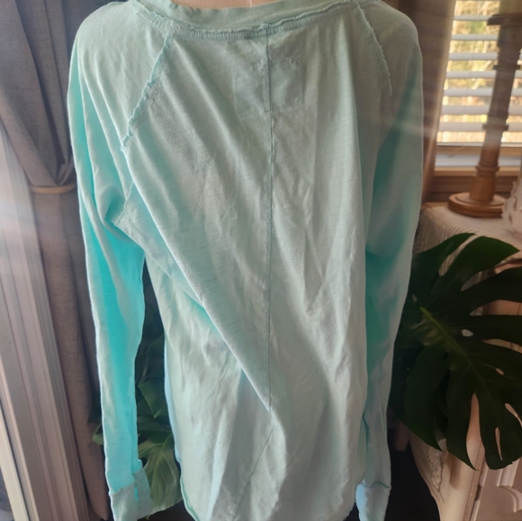 Free People Arden Tee Artic Waters - Picture 4 of 5